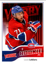 2011-12 Upper Deck Victory Update Louis Leblanc Rookie Montreal Canadiens #294