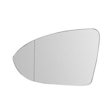 Driver Side Heated Mirror Glass Compatible with Volkswagen Left Driver Side