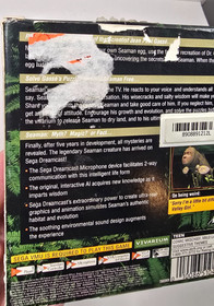 Caution Seaman - Sega Dreamcast Boxed + Microphone & VMU