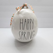 Rae Dunn Happy Spring Grande Nastro Carota Uovo Ceramica Collezioni Artigianali 189 By