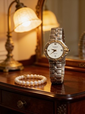 women s watch Raymond Weil brand silver and gold
