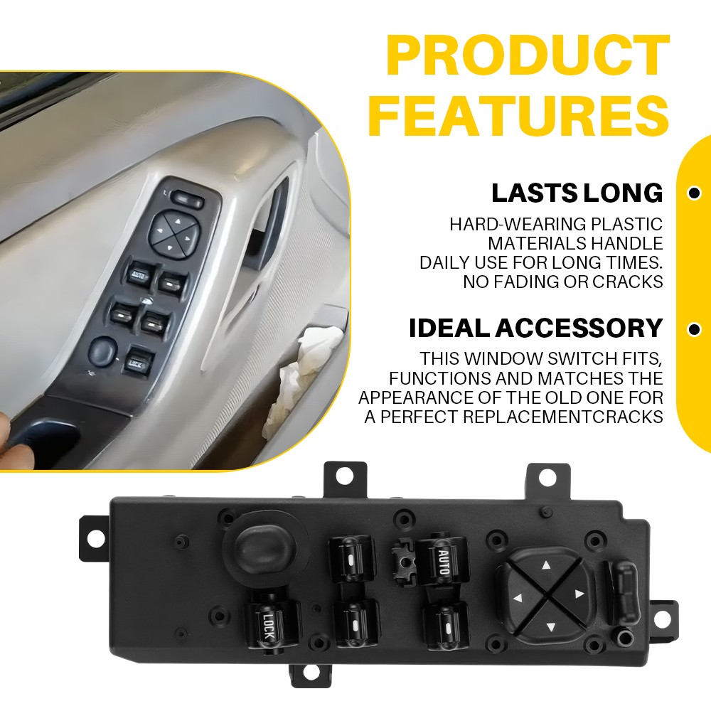 For 1999-2004 Jeep Grand Cherokee OEM Power Window Master Switch 55196389AD