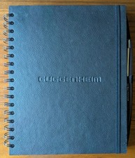NEW Guggenheim Branded Black 7" x 9" Lined Spiral Notebook, 90 sheets