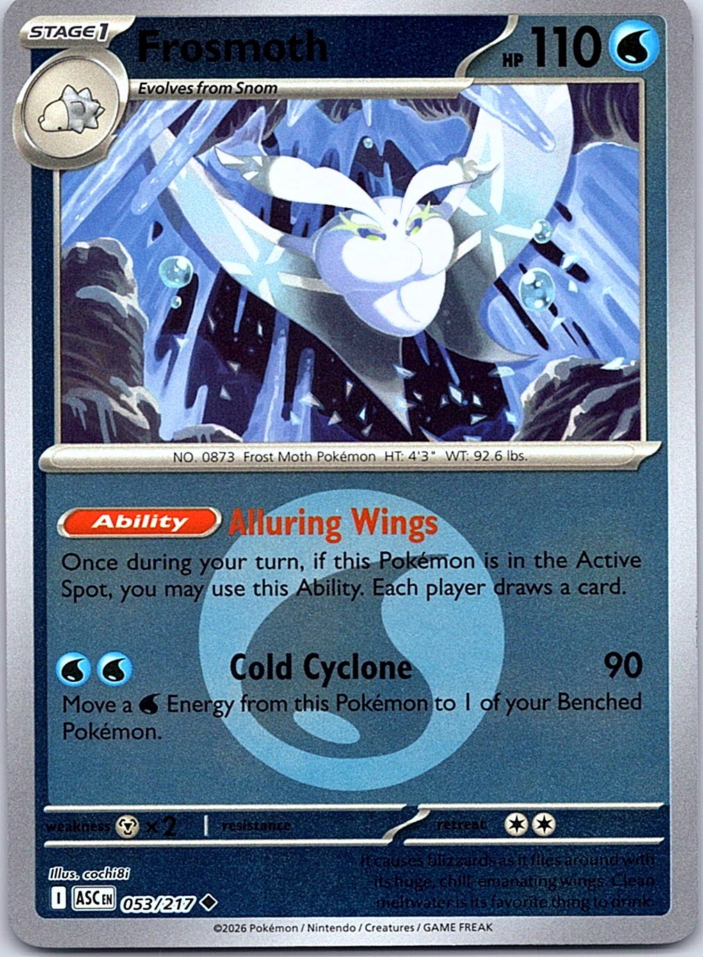 ME: Ascended Heroes #053/217 Frosmoth (Energy Symbol Pattern)