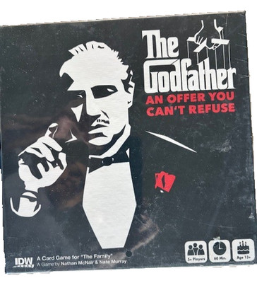 The Godfather An Offer You Can't Refuse Card Game -Factory Seal - IDW Games 2015