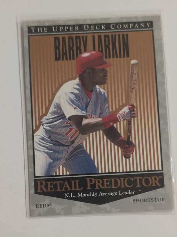 Barry Larkin #R58 1996 Upper Deck Baseball Predictors: Retail