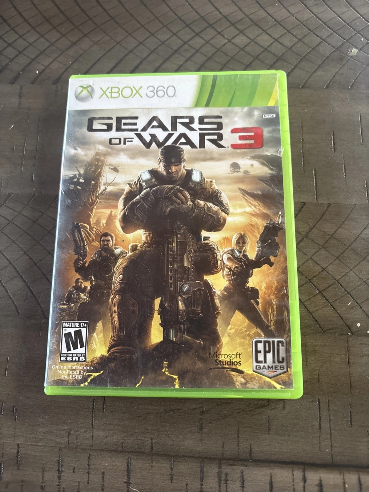 Gears of War 3 (Xbox 360, 2011) No Manual Tested