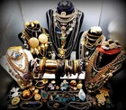 Vintage & now Huge Estate Costume Jewelry Lot 925 Sterling 3 PCS Grayling Lisner