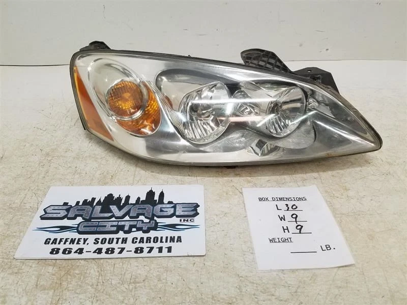 Lente âmbar para farol direito do passageiro compatível com 05-09 Pontiac G6 fabricante de equipamento original - Imagem 2 de 4