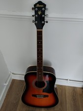 Ibanez v50N JP Acoustic guitar vintage sunburst Excellent Condition