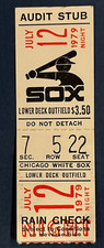 Disco Demolition Night July 12 1979 Original Ticket Stub White Sox Forfeit white