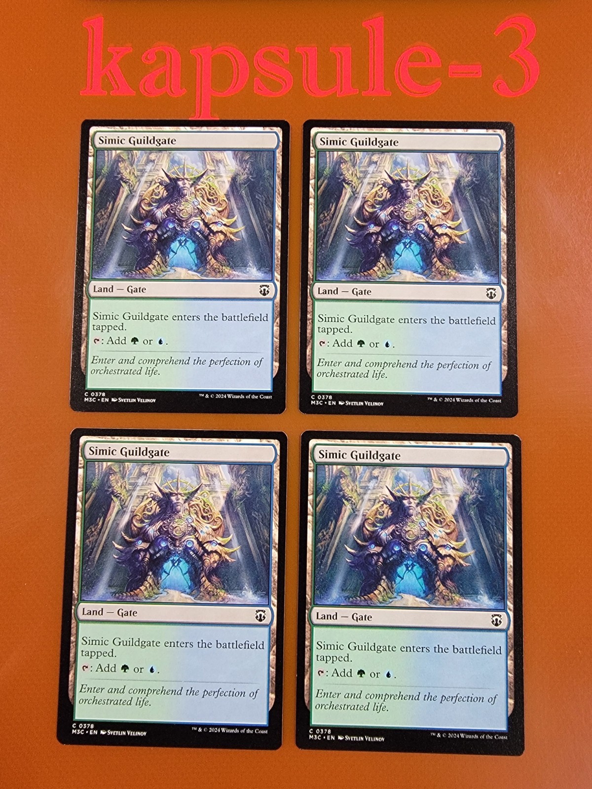 4x Simic Guildgate | Modern Horizons 3 Commander | MTG Magic Cards