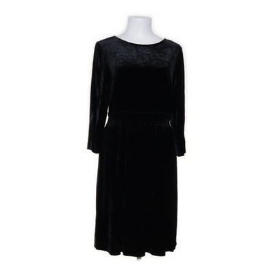 Hallhuber Donna, Kleid, Größe: 40, Schwarz, Elasthan/Seide/Viskose #QHW