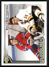 1992-93 Upper Deck #39 Russ Courtnall / Geoff Courtnall