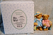 Cherished Teddies Patty And Peggy "Spending Time With You" NIB Free Shipping