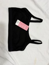 Girls Bralette Small/medium Training Bras Modesty Black