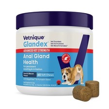Glandex Advanced Vet Strength Anal Gland Duck and Bacon Flavor Soft Dog Chews -