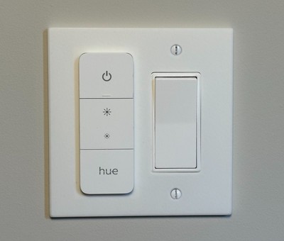 3D Printed Philips Hue Dimmer Switch V2 Wall Plate