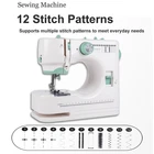 Portable Electric Sewing Machine Crafting Mending Machine 12 Built-In Stitches