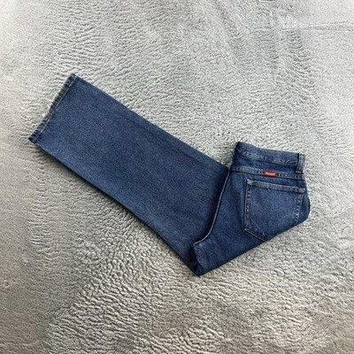 Vintage Wrangler Jungen Jeans Gr. 14 Husky W30 L28 Blau Denim Relaxed Fit Baggy