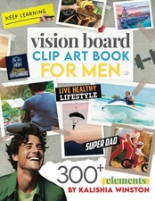 Vision Board Clip Art Book for Men: Design Your Dream Life with 300+ Powerfu...