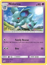 Nidorina #55/181 Sm - Team Up Uncommon Pokemon TCG LP