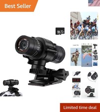 Lightweight Motorcycle Helmet Camera - HD 1080P Waterproof Action Cam