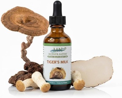 Tiger's Milk Lignosus rhinocerus Mushroom Tincture 2oz Lung & Respiratory Health