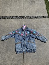 Current Seen Vintage Denim Jean Jacket Size Large