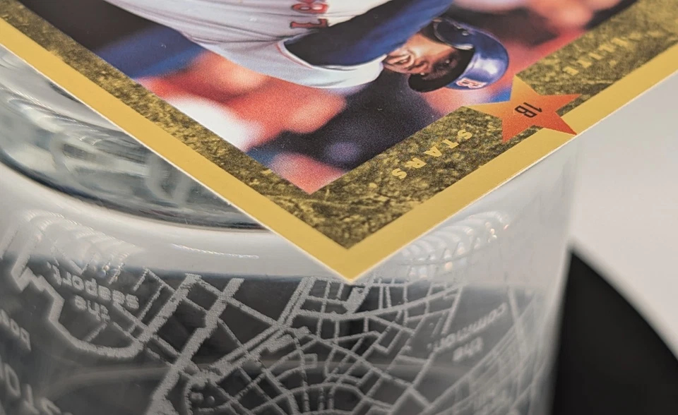 1997 Donruss Elite Mo Vaughn Gold Stars #12 - Image 3 of 4