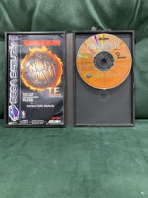 NBA Jam Tournament Edition - Sega Saturn - Boxed With Manual