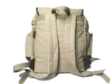 Eddie Bauer Backpack Diaper Bag Carry All Mom Bag Khaki Cream  Brown