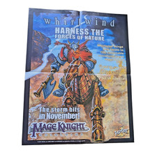 Promo Poster Mage Knight Whirlwind 2001 Wiz Kids Collectible 30x20