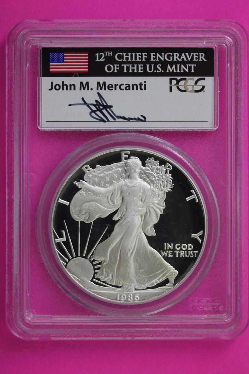 1986 American Eagle PR 70 Graded Silver Bullion Coins for sale | eBay