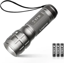 Lighting EVER LED Flashlights High Lumens, Small Flashlight, Small, Gray 