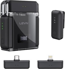 Wireless Microphone for iPhone/Android/PC, USB-C/Lightning Plug  Play, AI Noise