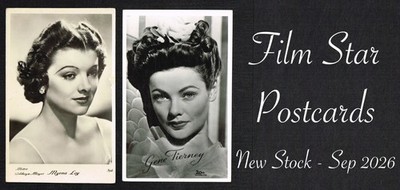   FILMSTAR   20er bis 50er Jahre Vintage Postkarten - Neubestand September 2026