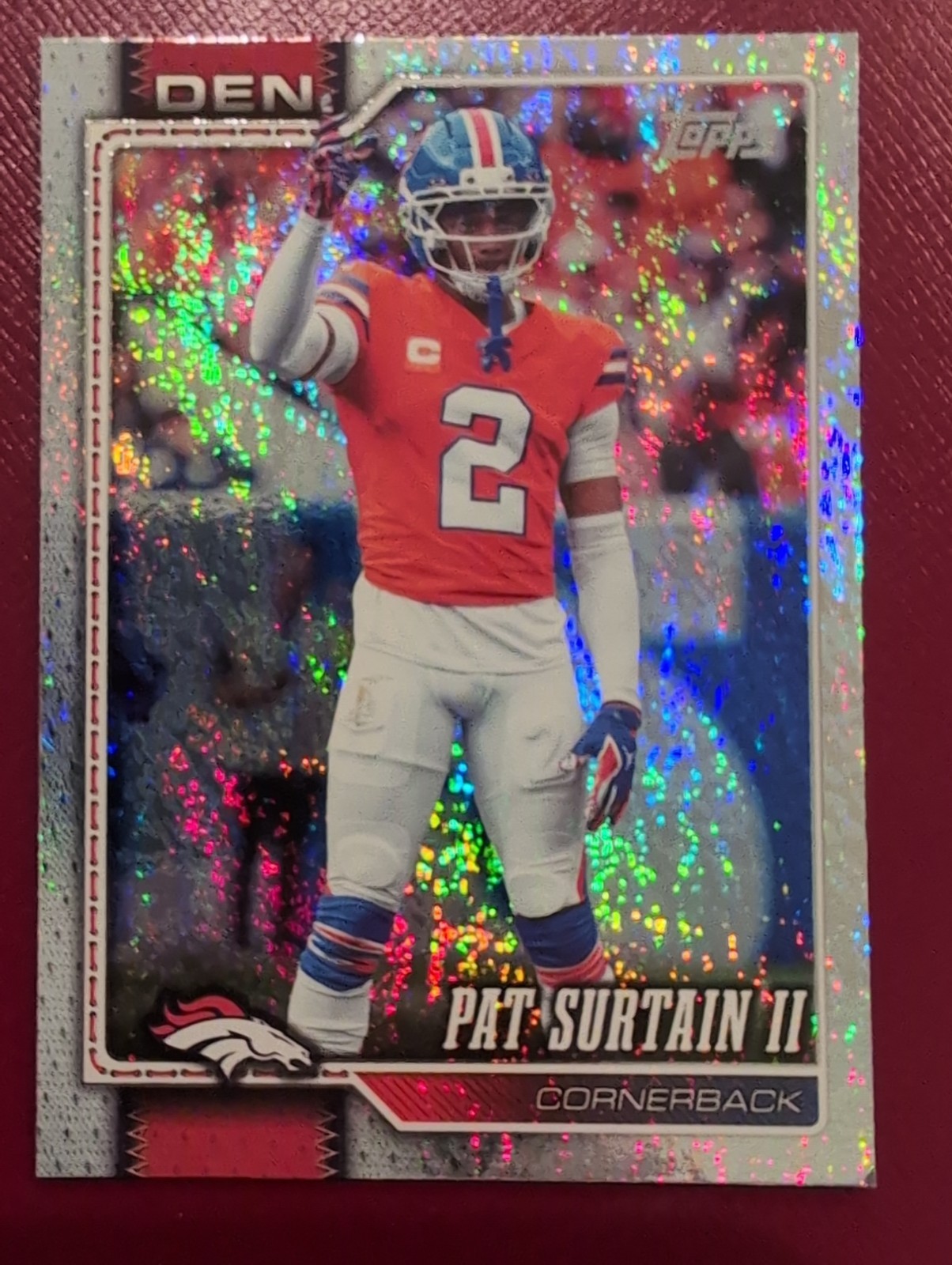 Pat Surtain II 2026 Topps Football Fractor Refractor Broncos