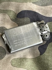 1960s Vintage Zippo SLIM Insert - INSERT ONLY - BROKEN - Hollow Rivet - Lot #74