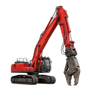 Construction Digger Demolition Excavator Truck Self Adhesive Vinyl Sticker