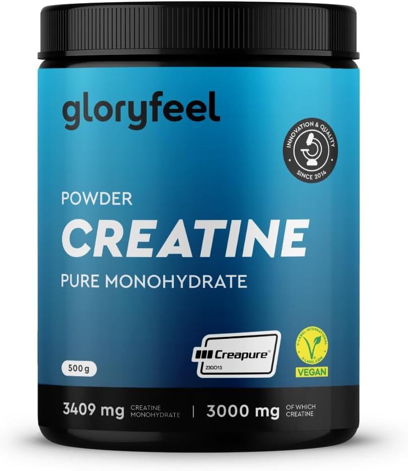 Creatina Monoidrato Creapure Certificata 500g | 100% Pura Polvere