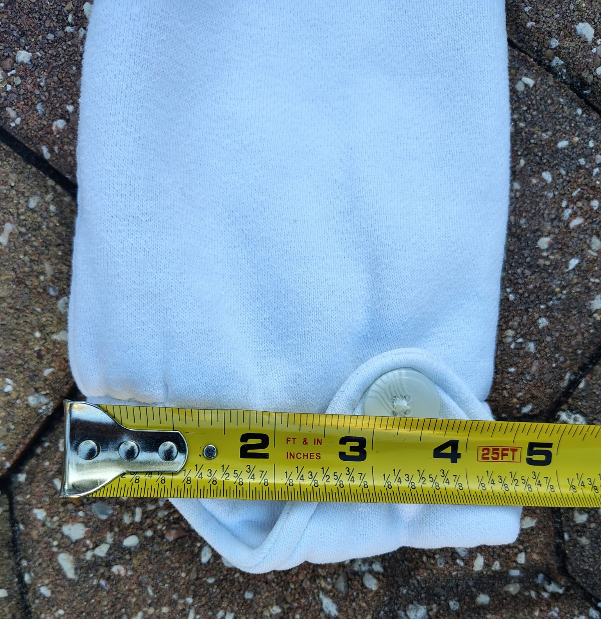 Vintage Roxy White Button Up Double-Breasted Pea … - image 8