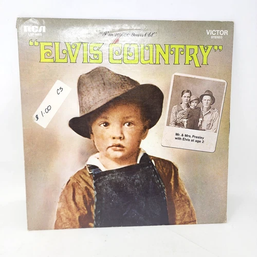 Elvis Country I'm 10,000 Years Old Album Vinyl Record Vintage 1971 RCA Records