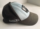 Raiders Nation New Era 39thirty Cap Hat Blue Gray One Size Fits Most — photo 2