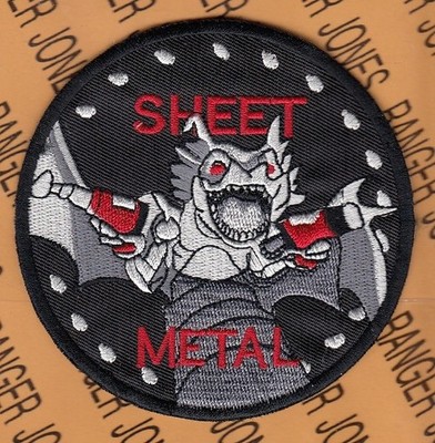 USAF Air Force 51st Fighter Wing Maintenance MXS SHEET METAL ~3.75'' patch c/e