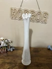 Vintage Tall Milk Glass Vase 15 Inches