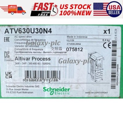 SCHNEIDER Electric ATV630U30N4 Converter 3KW 3HP Altivar Process ATV630 50/60Hz