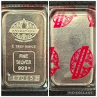Vintage Engelhard Red Seal Canada Maple Leaf Logo 1 Oz .999 Fine Silver Bar Mint