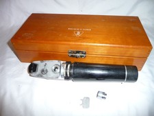 Vintage Ophthalmoscope Bausch & Lomb w/ Wood Case