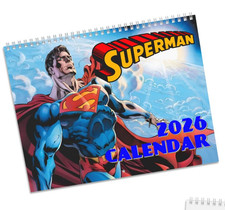 Superman Calendar (2026) - Man of Steel, Metropolis, Clark & Lois